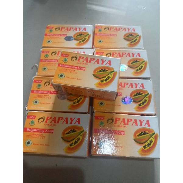 SABUN PEPAYA BY MAMAYA 70GRAM ORIGINAL BPOM