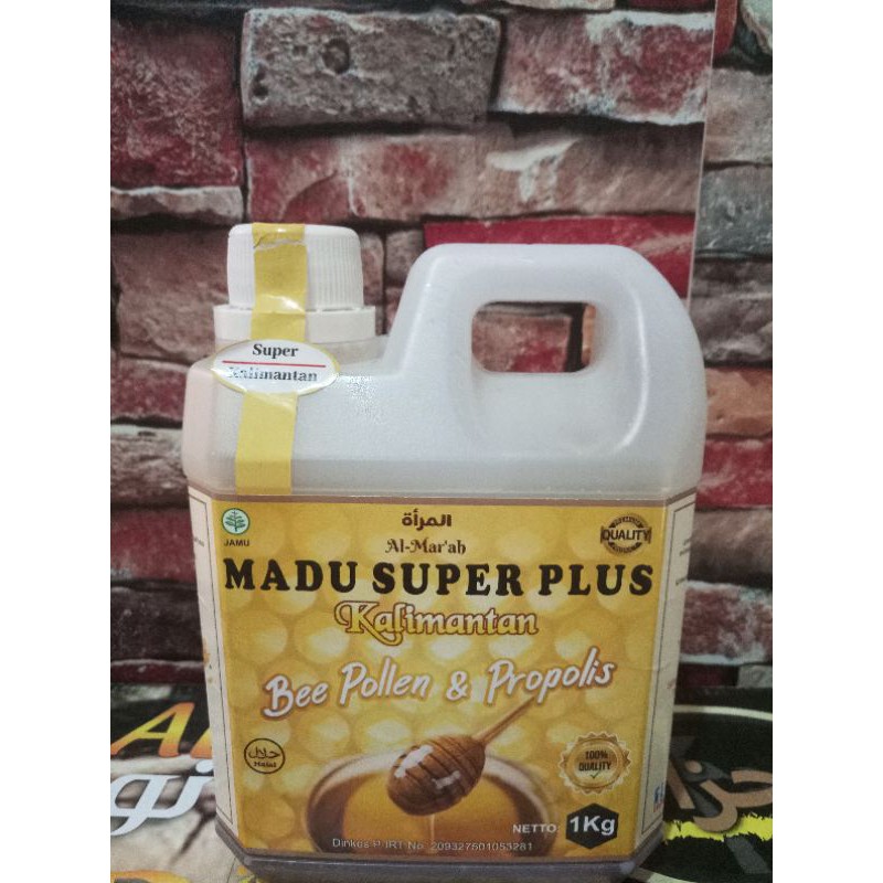 

MADU SUPER PLUS 1kg BEEPOLEN DAN PROPOLIS