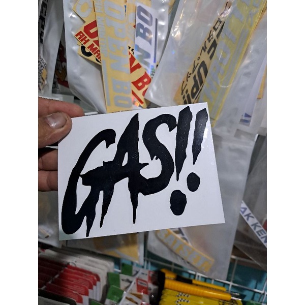 STICKER GAS CUTING sticker mobil motor