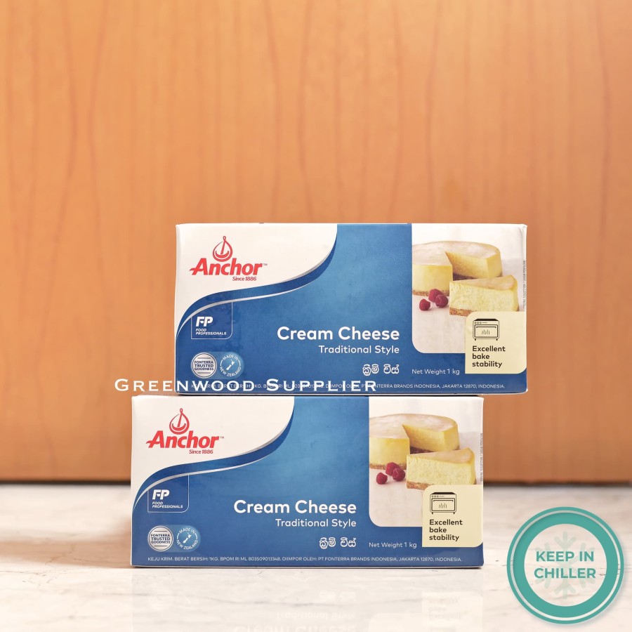 

Cream Cheese Anchor 1kg - Kemasan Original