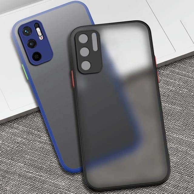 Original Slim Presisi Case POCO M3 M3 PRO 5G  DOFF COLOUR FROSTED DOFF BUMPER COLOUR DOFF Cover Casi
