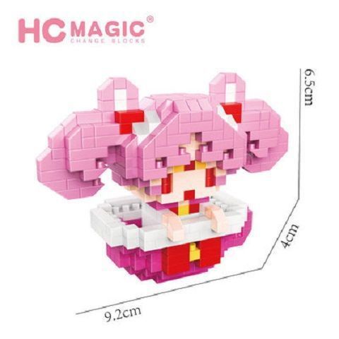 Cangkir Lucu micro-block Rakitan set