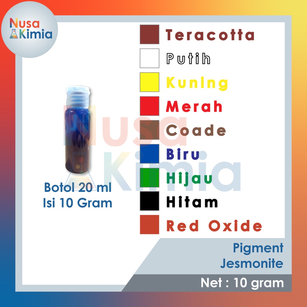 Jesmonite Pigment / Pigmen Warna Jesmonite - 10 Gram