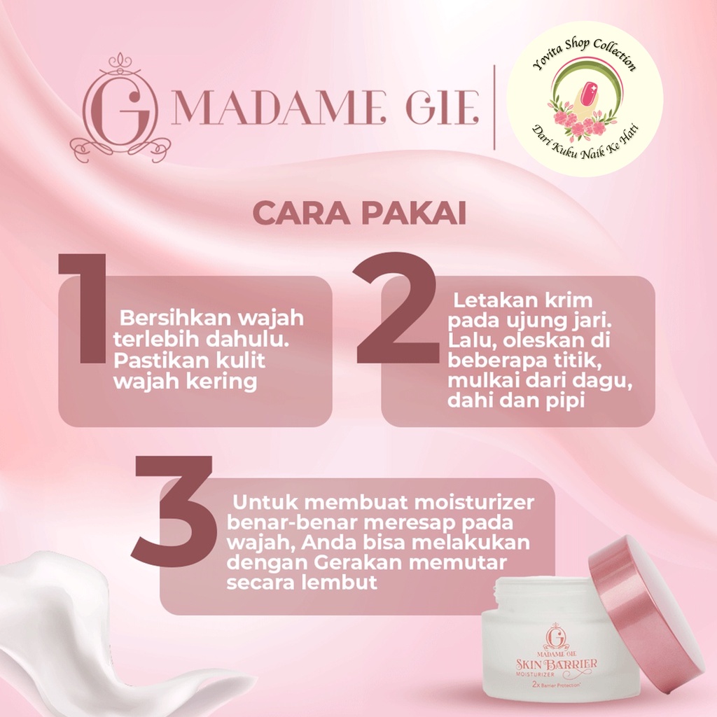 Moisturizer Madame Gie Skin Barrier 50gr | Skincare Pelembab Wajah