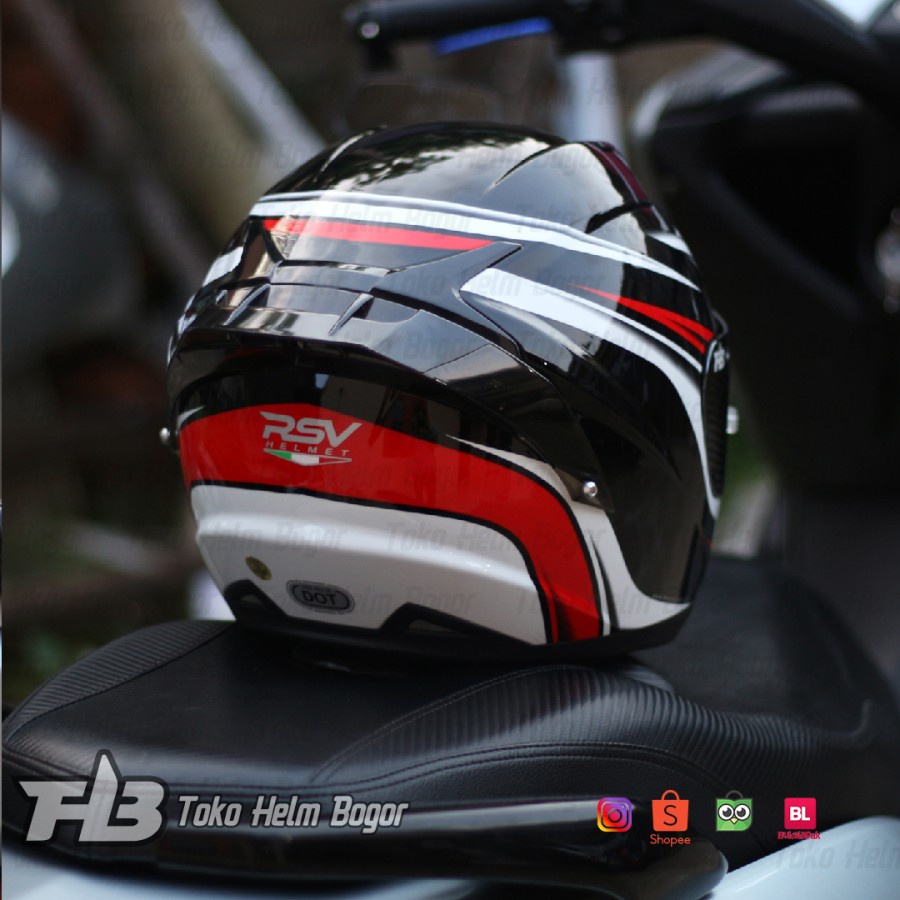 RSV FF500 Soul RED visor SILVER spoiler GPR