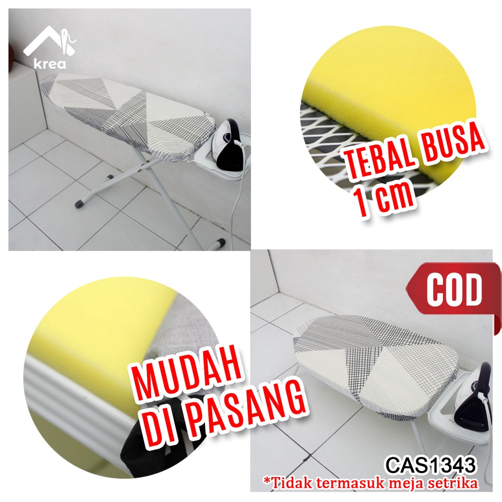 COVER MEJA SETRIKA KECIL DAN BESAR KRISBOW CAS1343( TANPA MEJA )