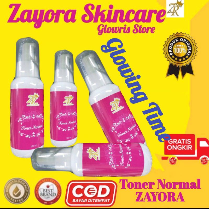 READY STOK TONER NORMAL ZAYORA BPOM 100 ML / Zayora Skincare