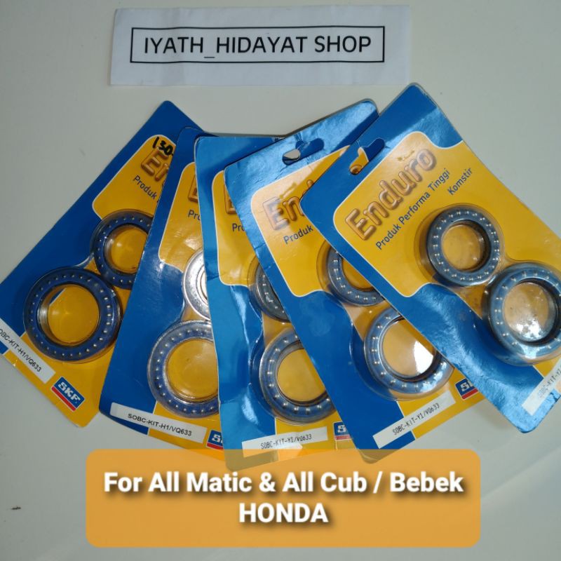KOMSTIR ORIGINAL 100% SKF ENDURO / KOMSTIR RACING HONDA BEAT, VARIO, SCOOPY ALL CUB & ALL MATIC