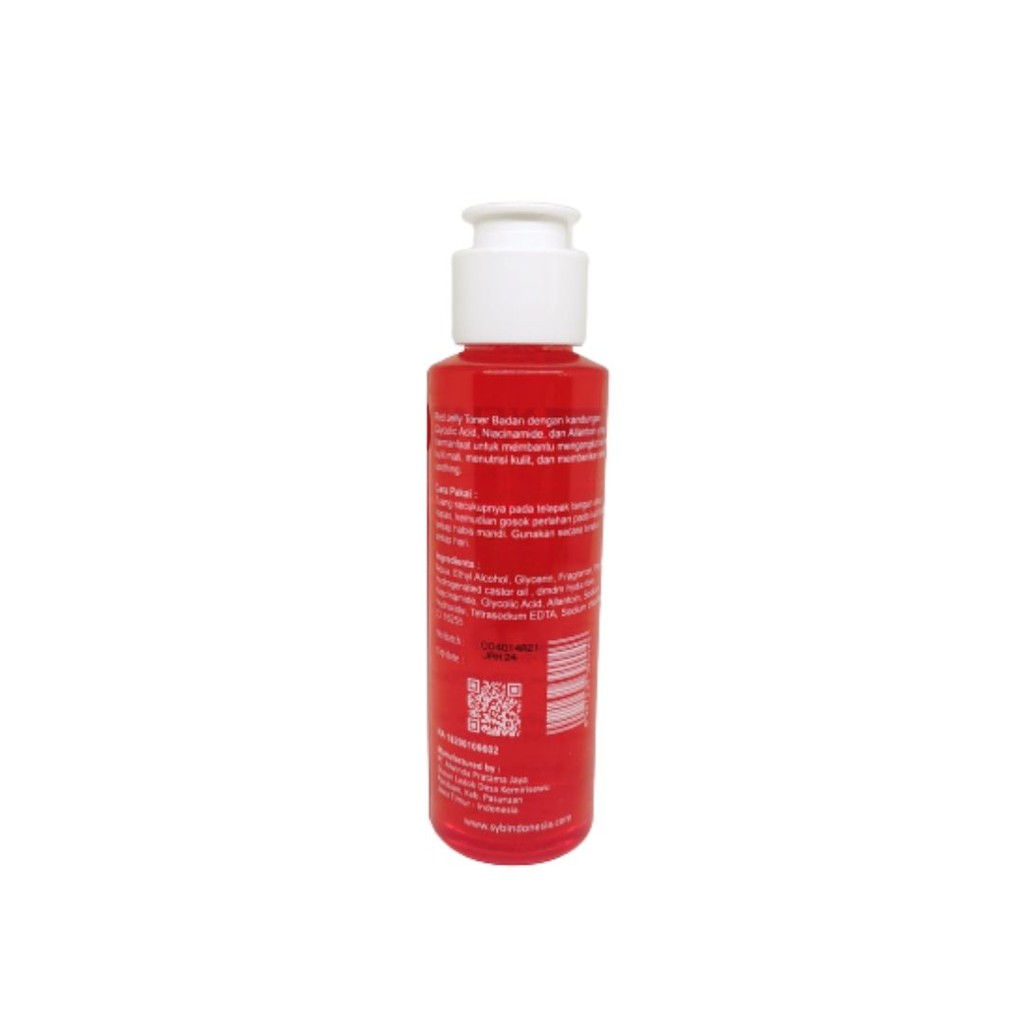 SYB FORTE RED JELLY TONER BADAN ORIGINAL BPOM