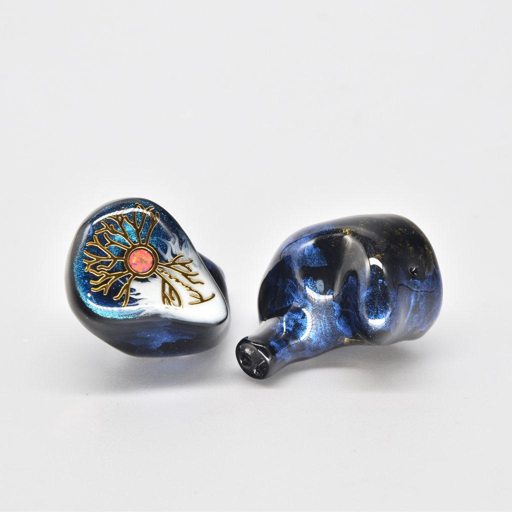 Kinera IDUN Golden IDUN2.0 Earphone In ear IEM 1ddd + 2BA Triple Hybrid Driver Dengan Kabel 0.78mm