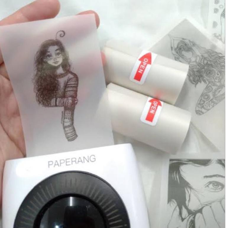 

PHOTO PAPER TRANSPARAN paperang peripage transparent thermal kertas Foto (KODE 3748)