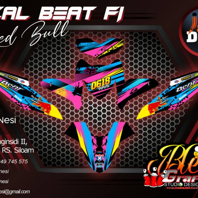 Decal sticker Beat F1-Red Bull