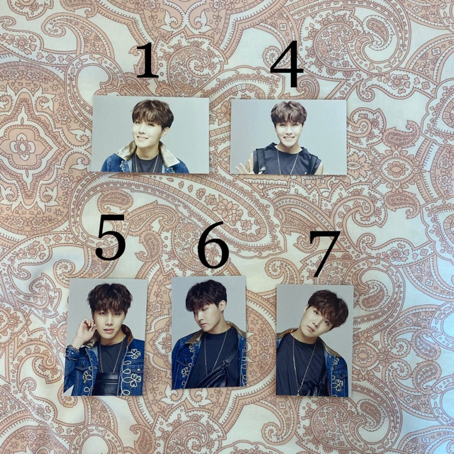 BTS 2016 HYYH Live On Stage Epilogue Official JHope Mini Photocard