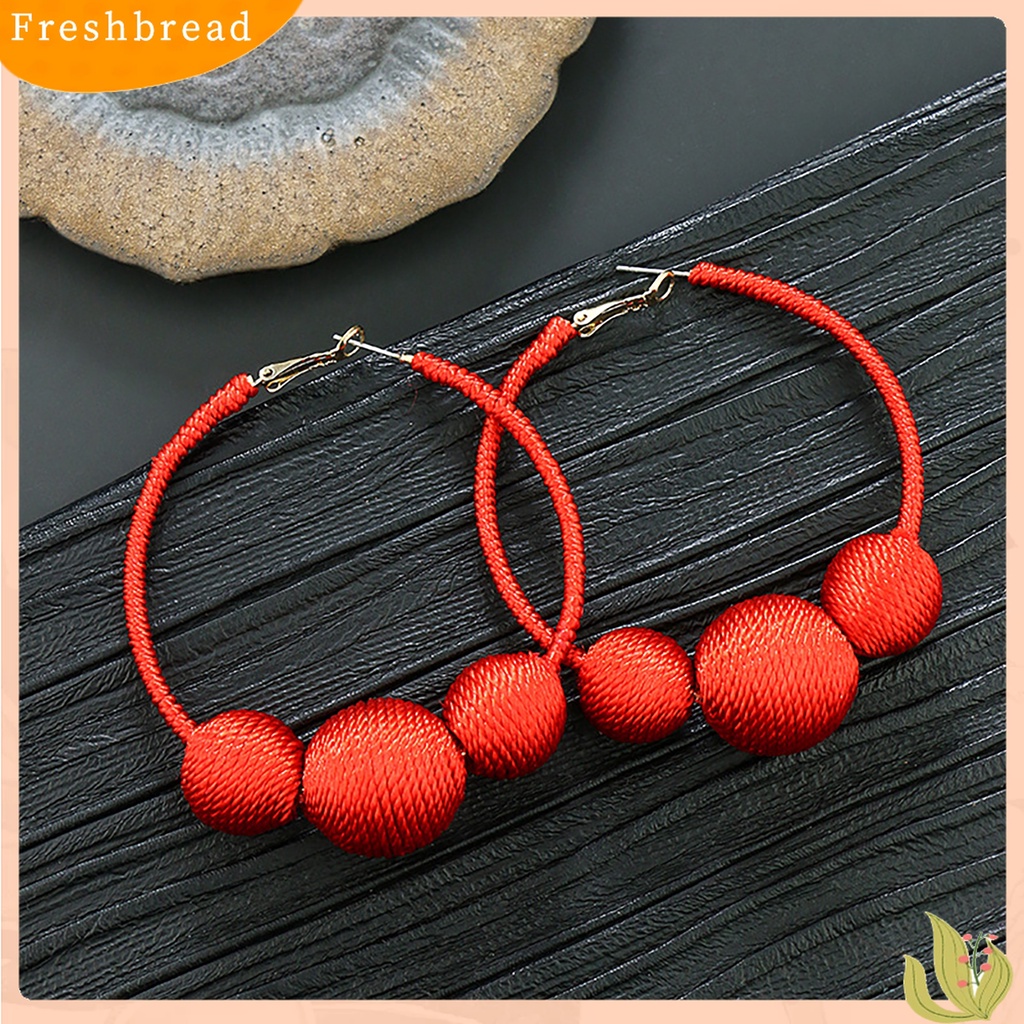 Terlaris 1Pair Dangle Earrings Tassel Design Jewelry Gift Red Women Wedding Drop Earrings for Festival