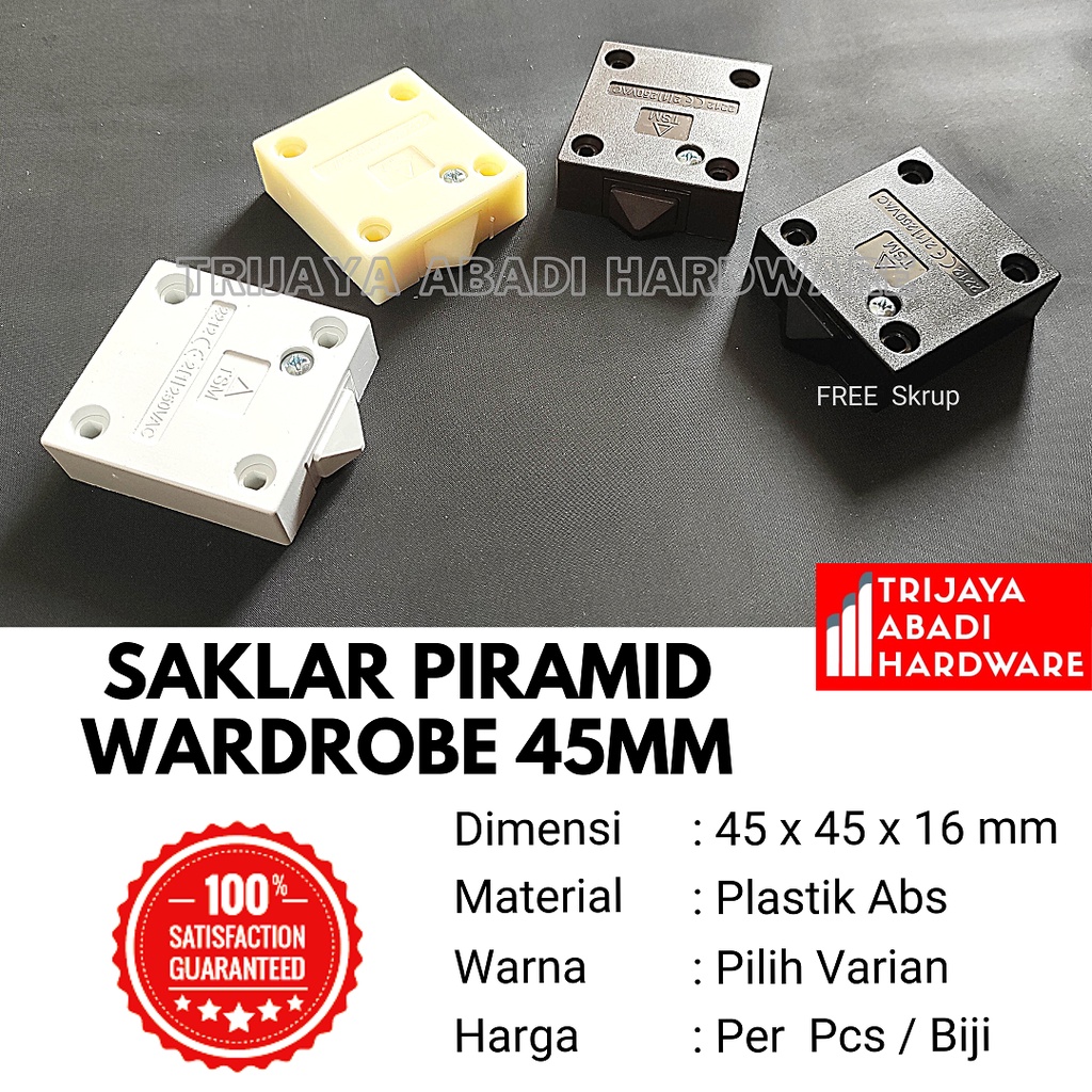 Saklar Lampu Pintu Lemari Geser - Switch Piramid