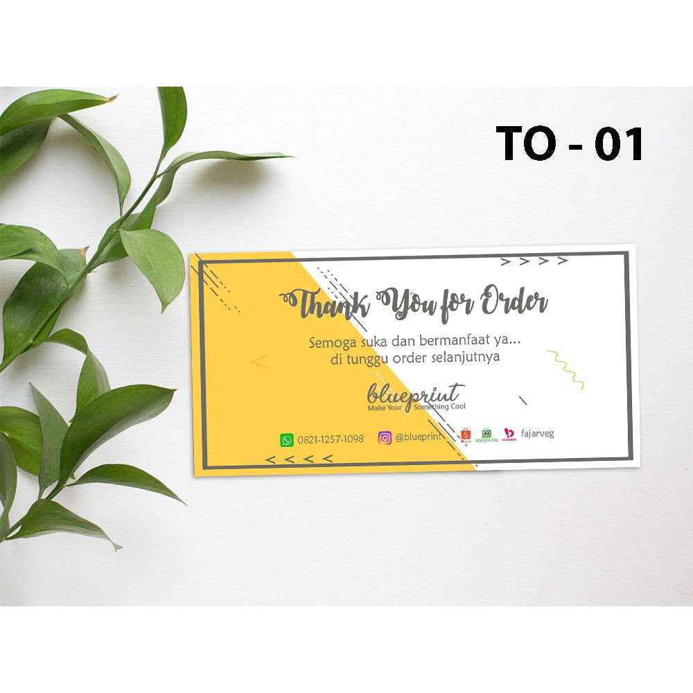 

THANK YOU CARD / THANKS CARD / KARTU UCAPAN TERIMAKASIH / THANKS CARD ONLINE SHOP OLSHOP