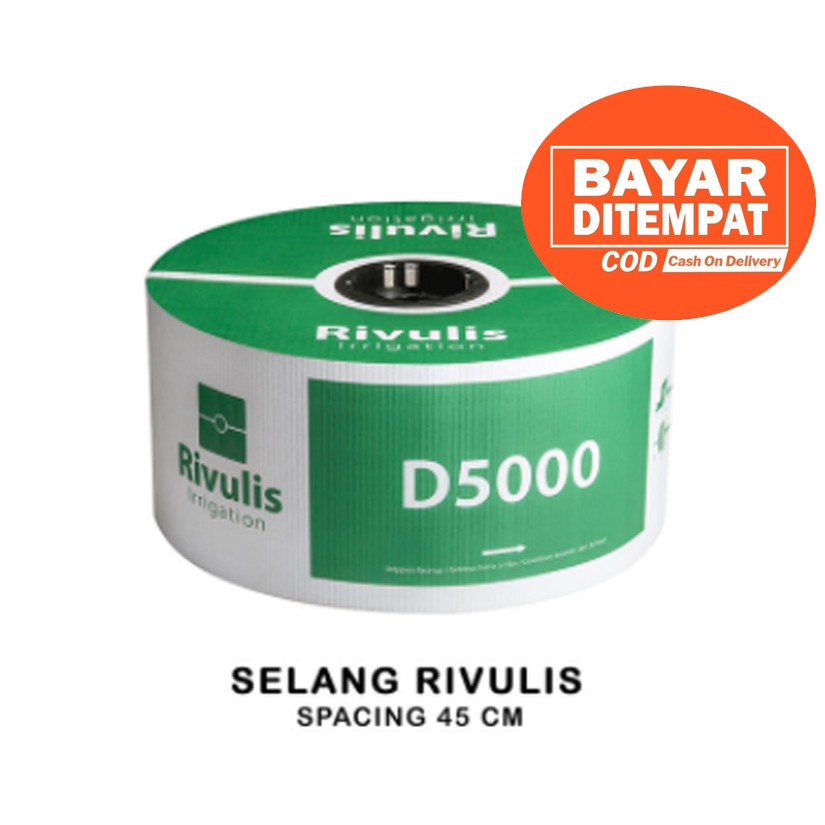 Selang Drip Irigasi Rivulis D5000 Spacing 45 cm