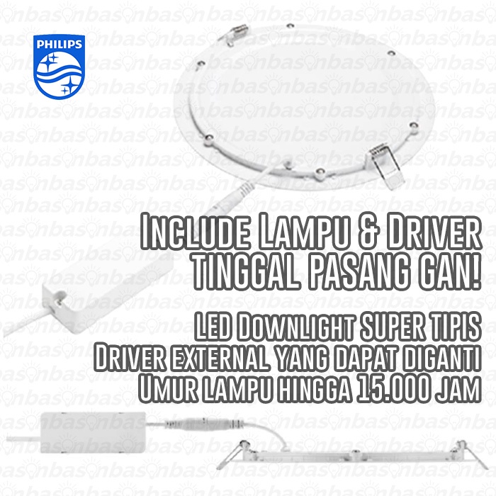 PHILIPS DL262 4W D75 - Magneos LED Downlight Super Slim with external driver