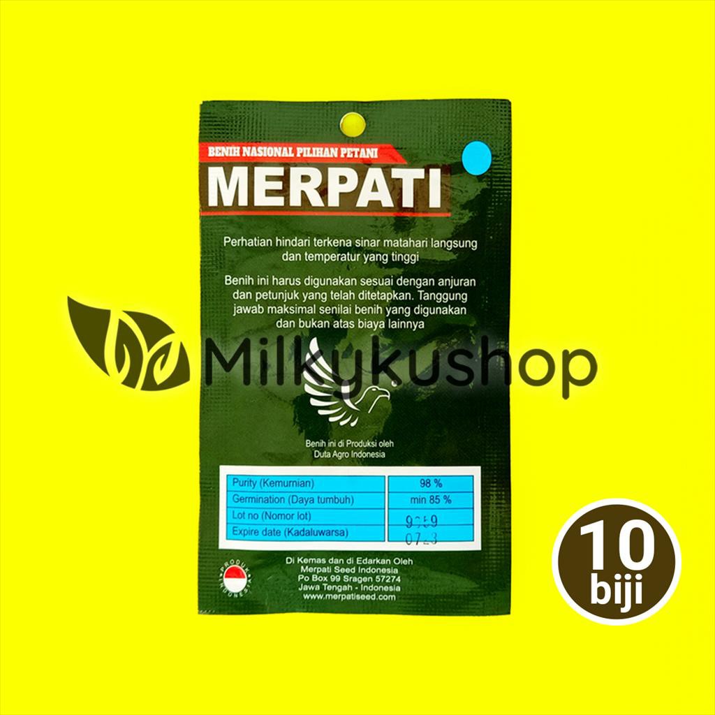 BENIH MERPATI SEED MILA F1 PUMPKIN 10 BIJI LABU KEMASAN PABRIK