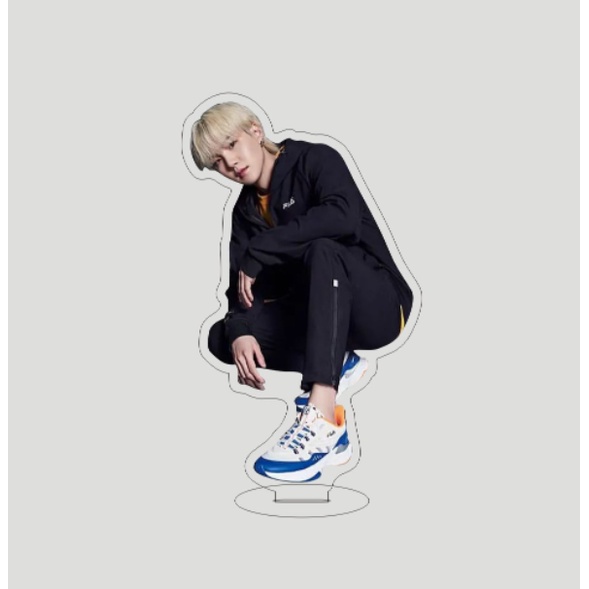 Action Figure Kpop Bts Boys Bahan Akrilik Transparan