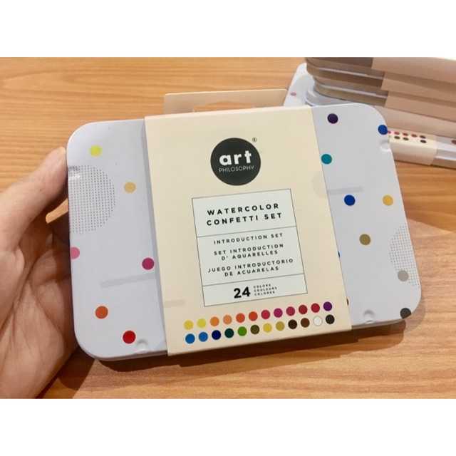 Jual Art Philosophy / Prima Marketing Watercolor Confetti 24 Colors Indonesia|Shopee Indonesia