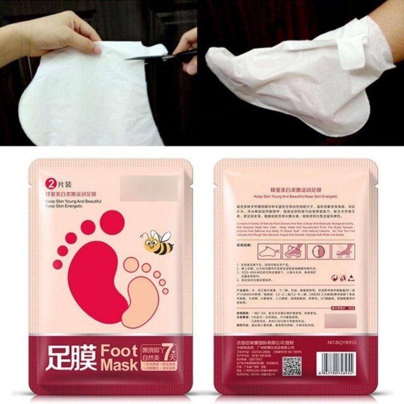 Honey Soft Moisturizing Foot Mask / Masker Kaki / Membersihkan kaki