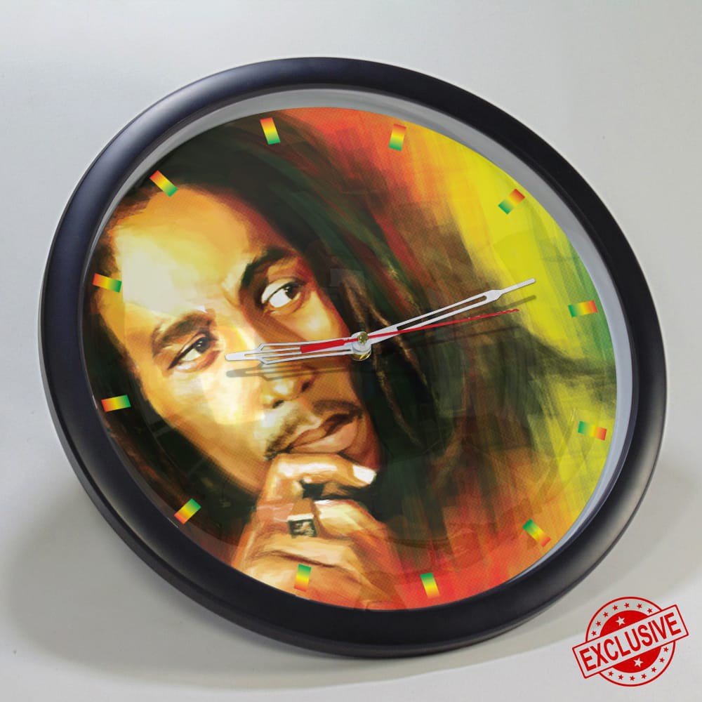 (ISTIMEWA &amp; BAGUS ) JAM DINDING BOB MARLEY - CUSTOM EXCLUSIVE - LIMITED EDITION