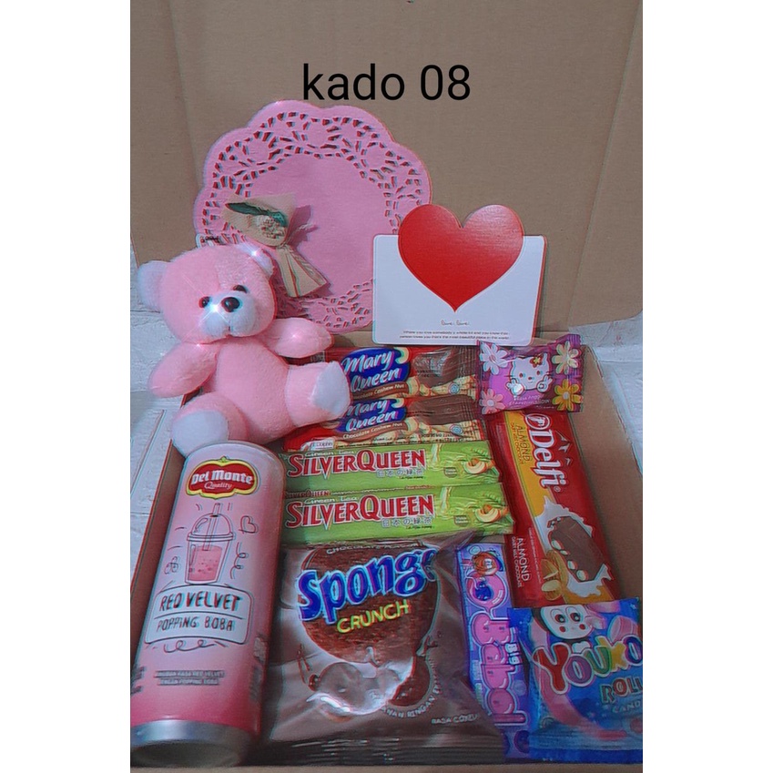 

hampers parcel coklat valentine murah meriah kado hadiah ulang tahun wisudda gift parsel