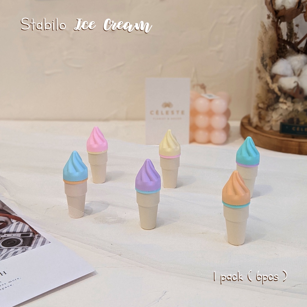 

Stabilo Ice Cream Mini | Alat Tulis Lucu | Cute Stationery (Pack)