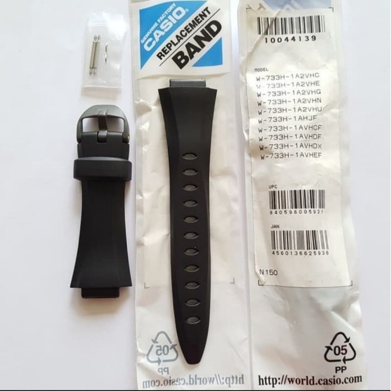 ORIGINAL Strap CASIO W733H Compatible untuk Banyak Tipe GSHOCK Lug 16m DW5300 DW5600 G5600 DW6900 G6