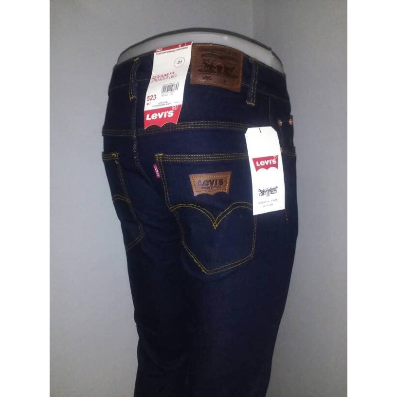 Original Celana Jeans Pria Denim Levis Cowok Slimfit Skinny Stretch Import
