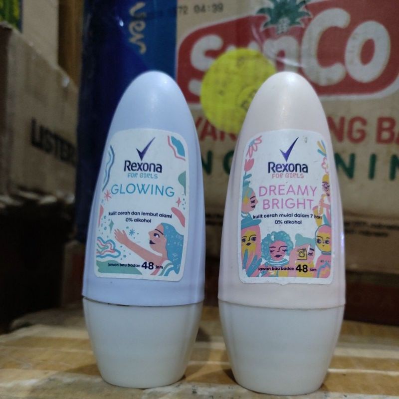 REXONA GLOWING WHITE 40ml.