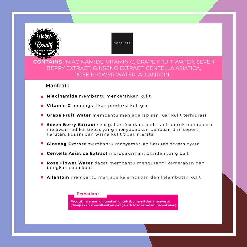 Scarlett Whitening Herbalism Mugwort Mask - Seriously Soothing &amp; Hydrating Gel Mask Be Happy and Pretty!