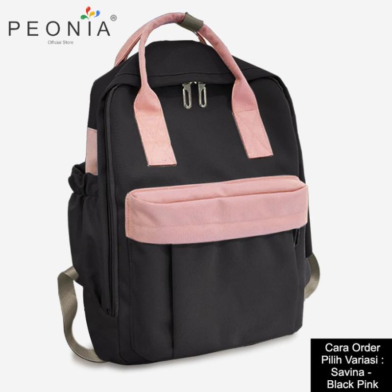 Tas Ransel Wanita Murah Terbaru Leptop Kulit Asli Kulit Sintetis Besar Korea Style K4P1 Murah Kekini