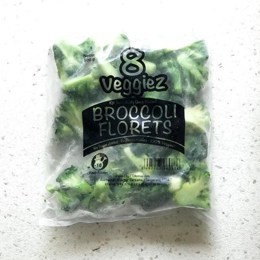 

8 Fruitz IQF Brocolli IQF / Brokoli Beku 500 gr