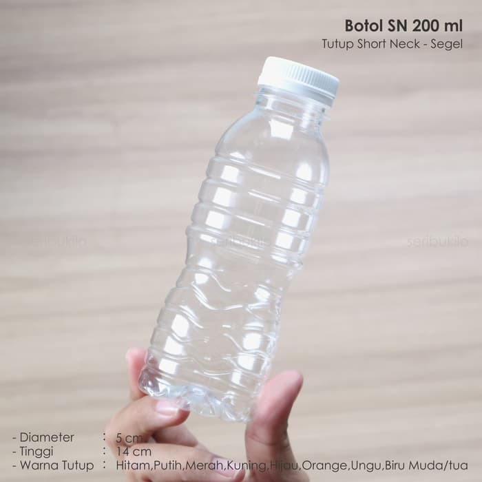 Botol Plastik 200 Ml Sn /botol Juice 200 Ml / Botol Amdk Pelastik Jus Buah Susu Air Minum Minuman