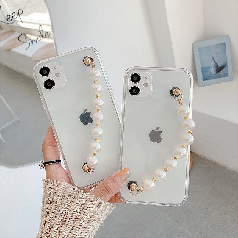 TPU Soft Case Chain Mutiara Vivo V23 V23e Samsung A03 A03s A02 Core Y15s Y21s