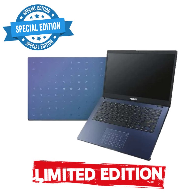 Laptop Asus Vivobook E410MA INTEL N4020 RAM 4GB 128/192GB 14HD WINDOWS 10-BLUE 128 SSD LIMITED