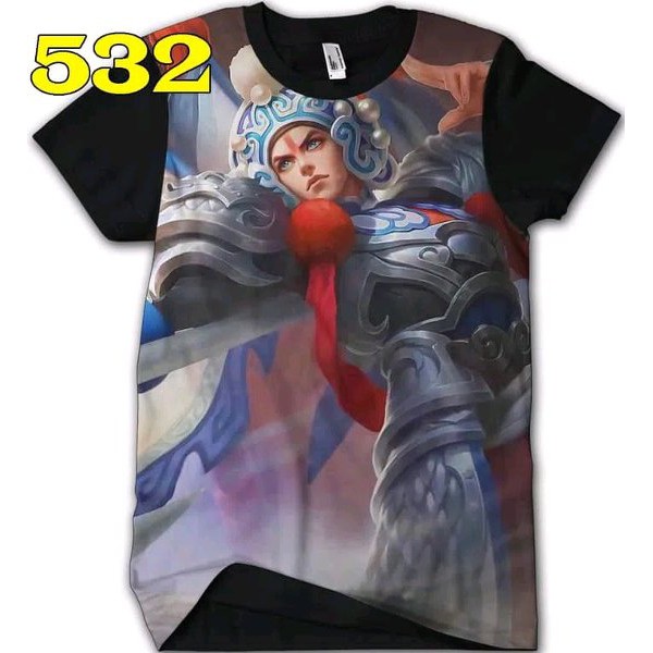 Kaos Mobile Legend ZILONG KOMANDER Skin Baru 2018