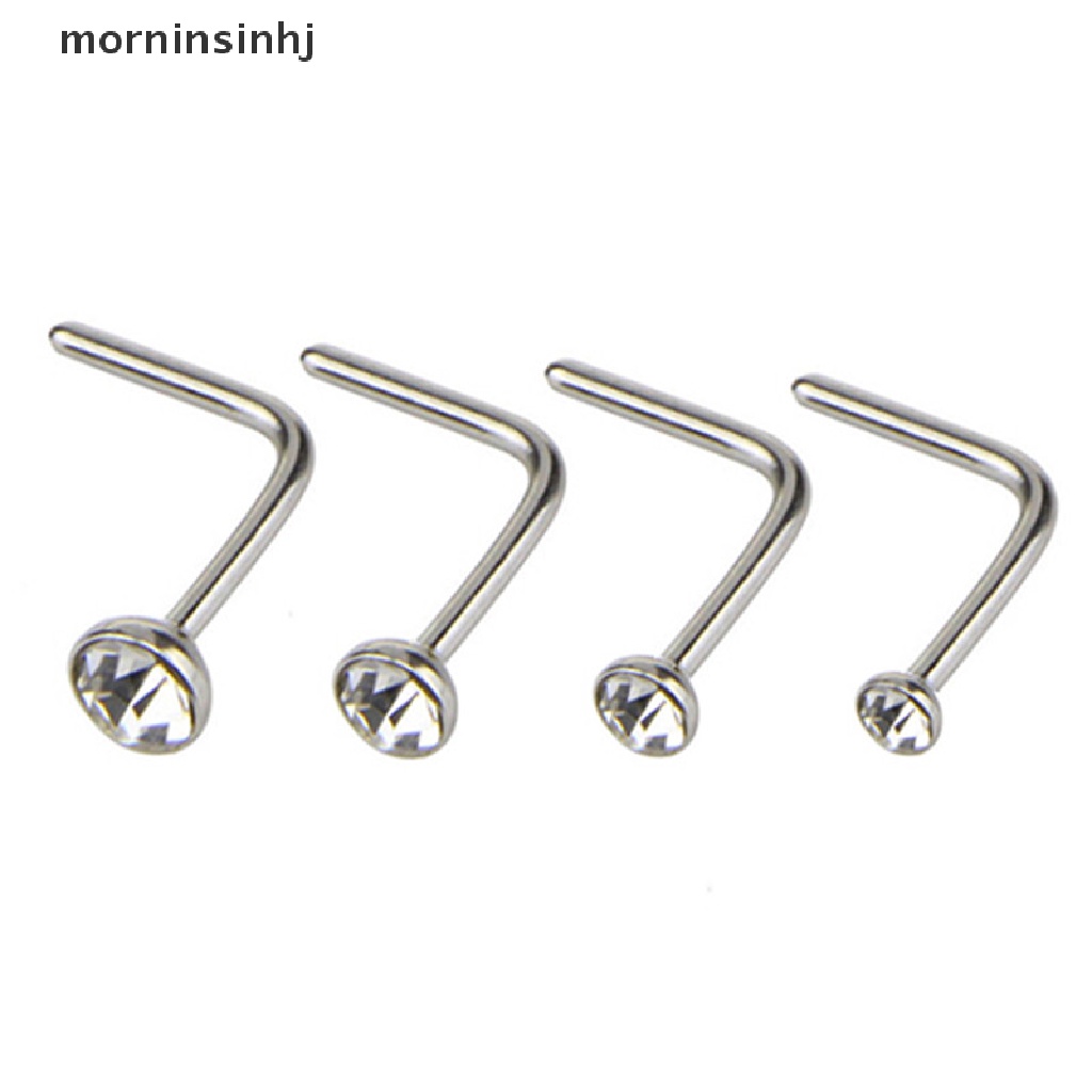 22pcs / set Cincin Tindik Hidung Bahan Stainless Steel