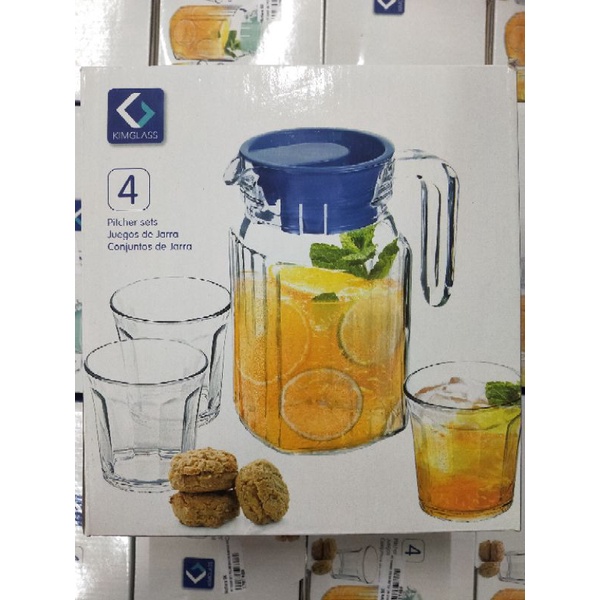 Pitcher Set Nannos l Gelas Kado Murah l Teko dan Gelas Hadiah