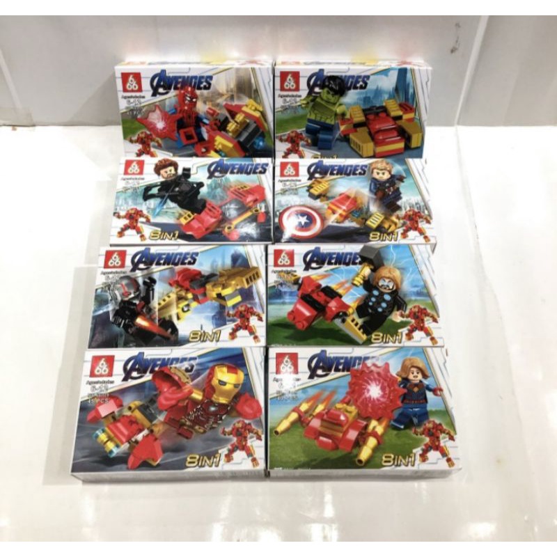 Mainan Lego Avengers 1paket Keren brc01