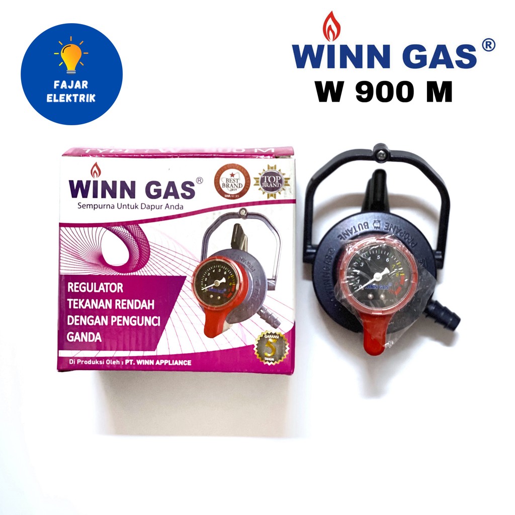 REGULATOR WINN GAS W 900 M TEKANAN RENDAH DENGAN PENGUNCI GANDA