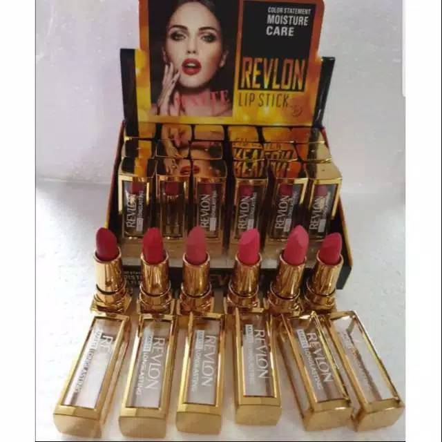 [ ECER ] REVLON LIPSTICK GOLD &amp; BIRU MATTE