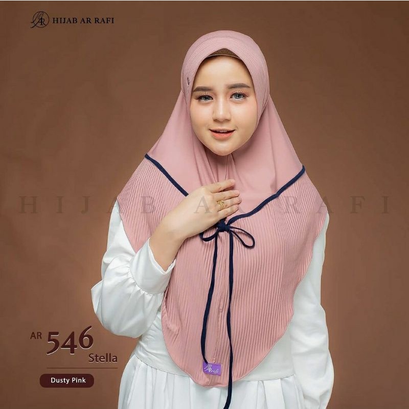 Hijab instan plisket by ar rafi AR546