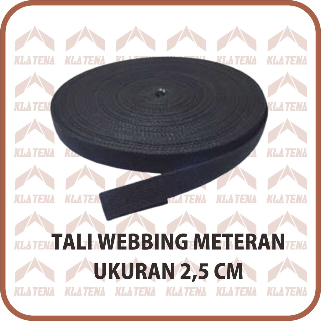 

TALI WEBBING LEBAR 2,5CM HARGA PER METER