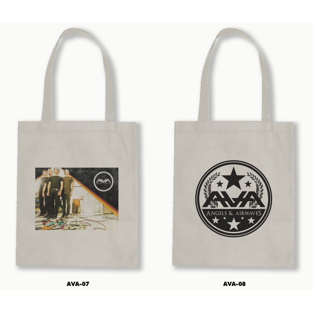 TOTE BAG BLACU - ANGELS AND AIRWAVES