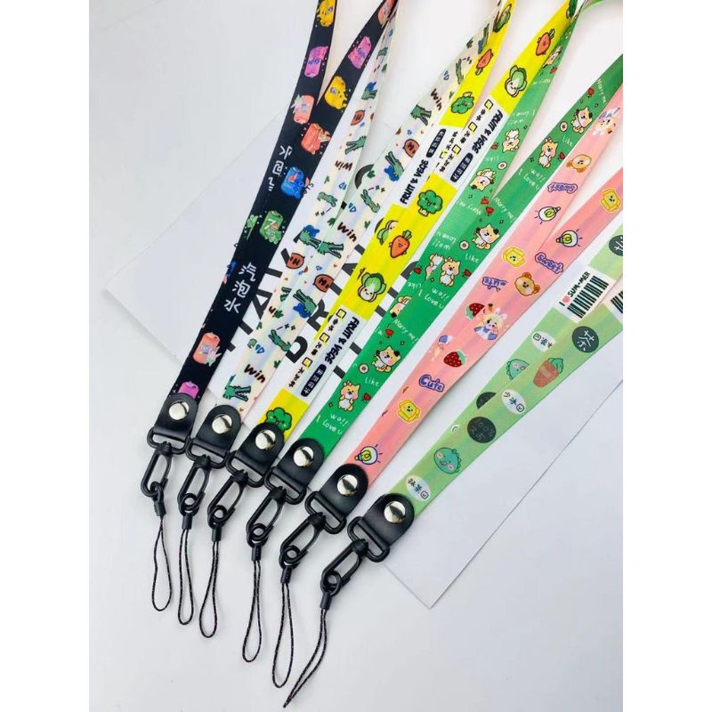 TALI HP GANTUNGAN HP MOTIF BRANDED UNIVERSAL TALI HP LANYARD Model-03