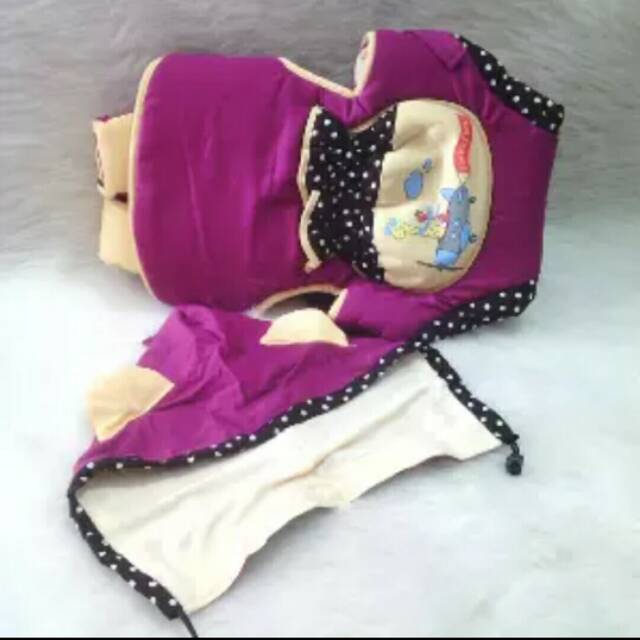Gendongan Depan Bayi + Penutup Kepala 'Snobby TPG 1441'