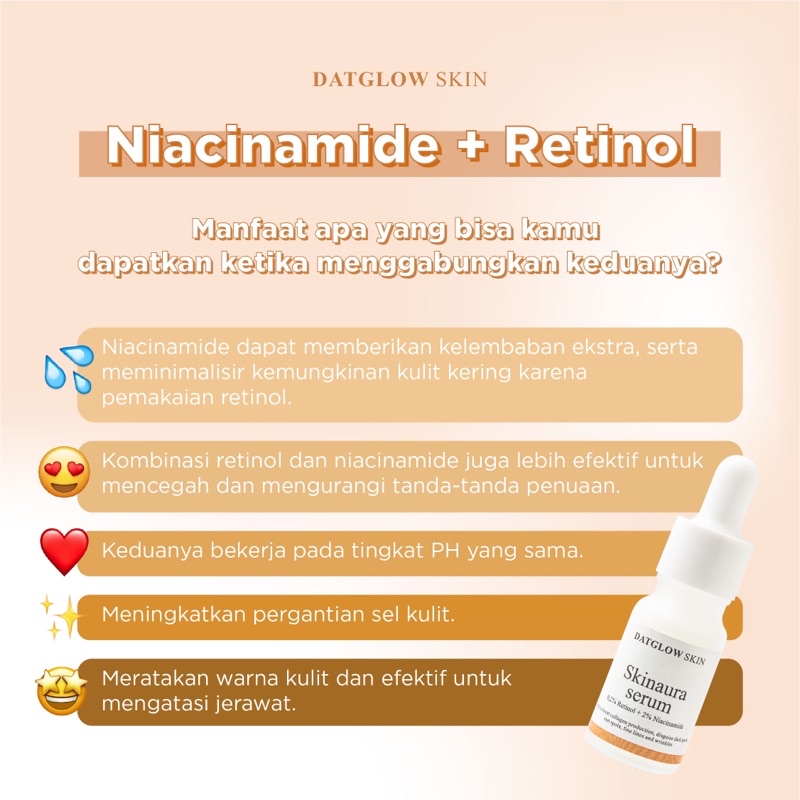 ✨Up Your Look✨ Skinaura serum niacinamide retinol Datglowskin datglow skin